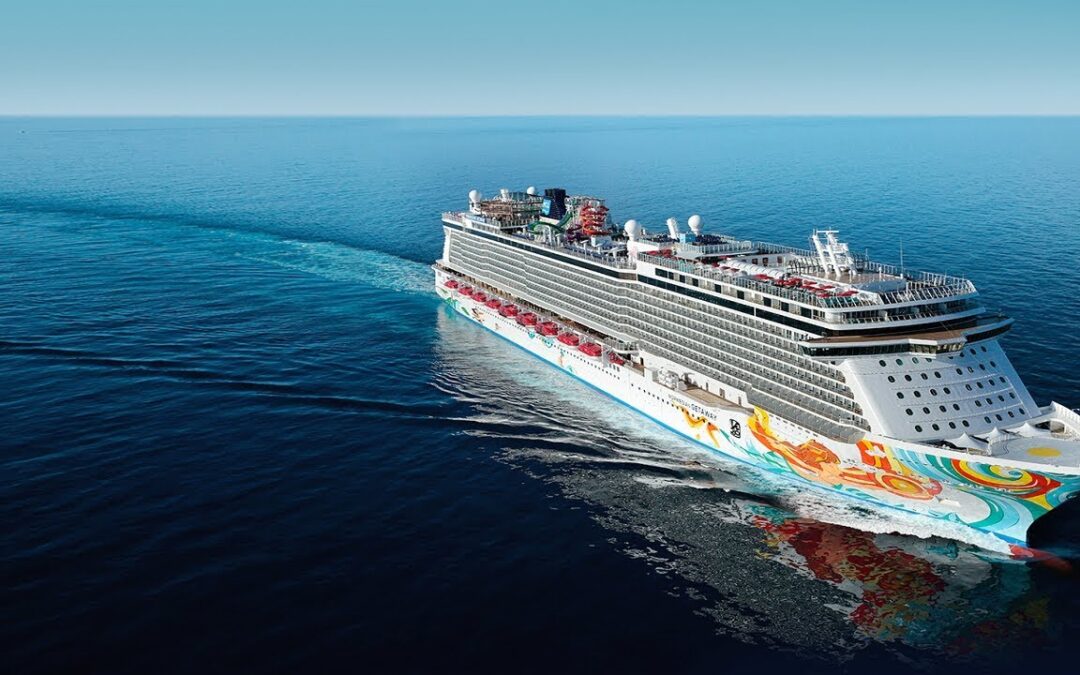 Norwegian Cruise Line Getaway Ship Arriving at Port Canaveral Florida